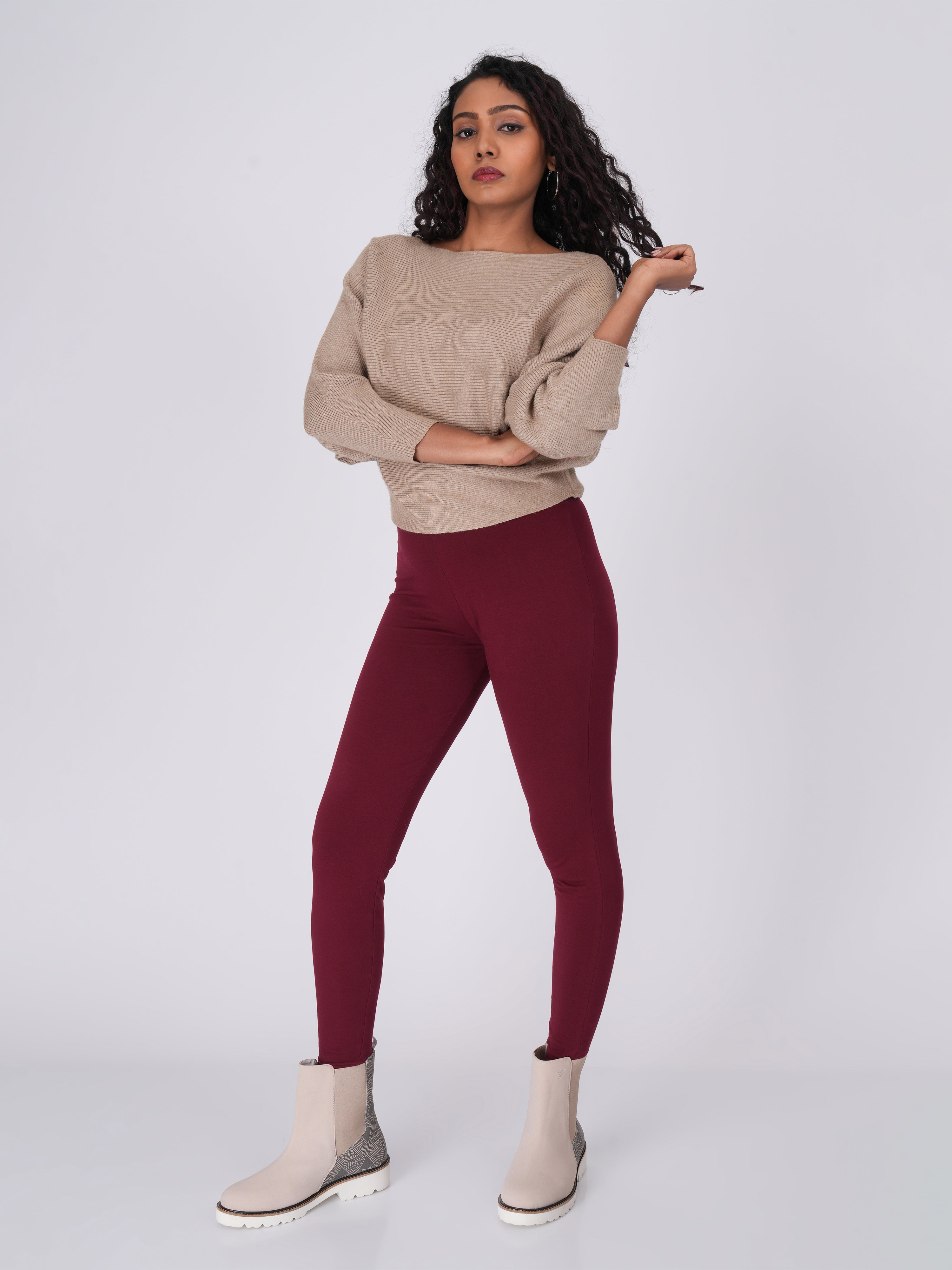 Flexifit Maroon Soho leggings