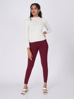 Load image into Gallery viewer, Movease 7/8 Maroon Leggings
