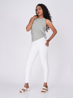 Load image into Gallery viewer, Movease 7/8 White Leggings
