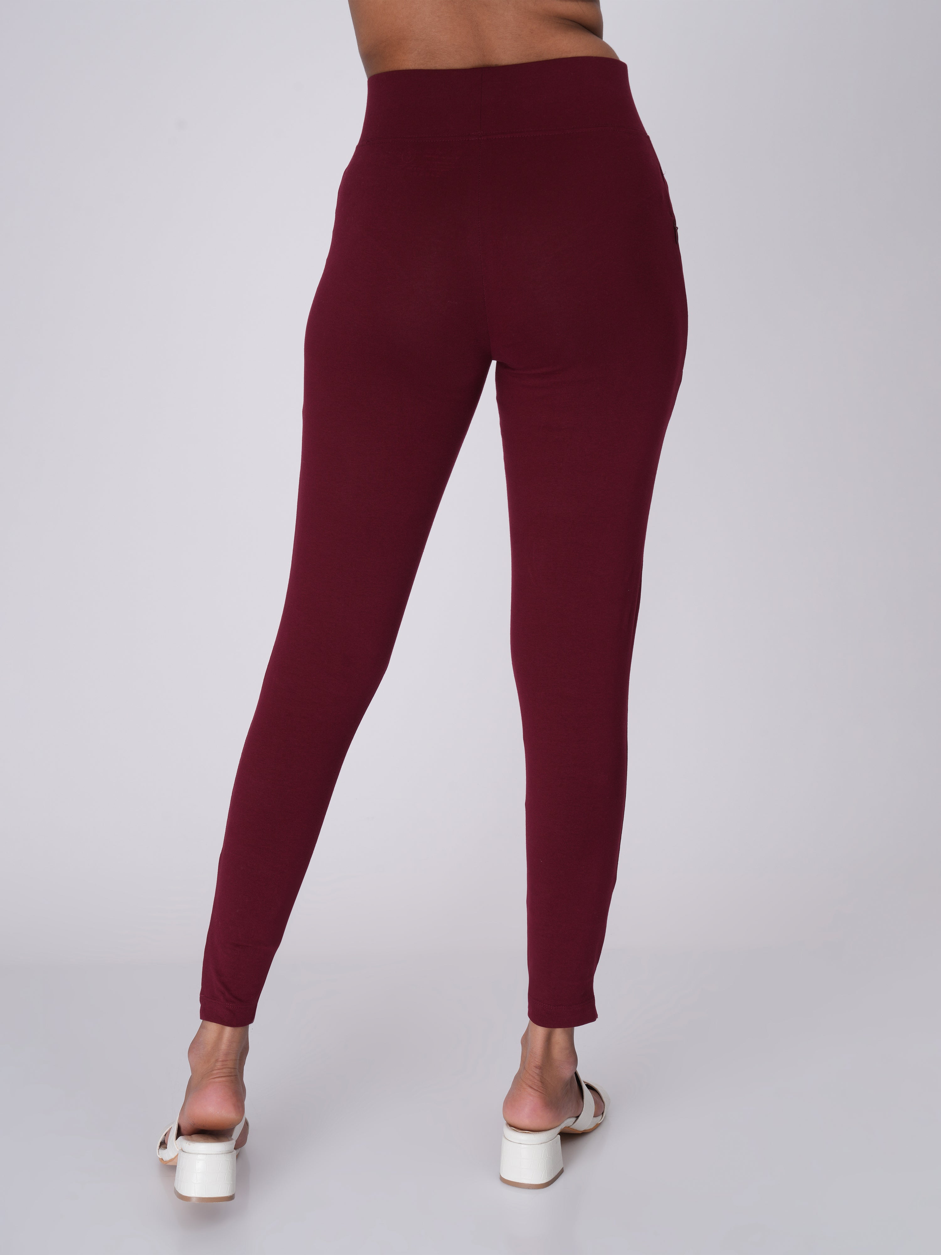 Movease 7/8 Maroon Leggings