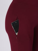 Load image into Gallery viewer, Flexifit Maroon Soho leggings
