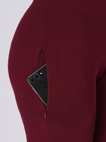 Load image into Gallery viewer, Movease 7/8 Maroon Leggings
