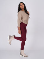 Load image into Gallery viewer, Flexifit Maroon Soho leggings
